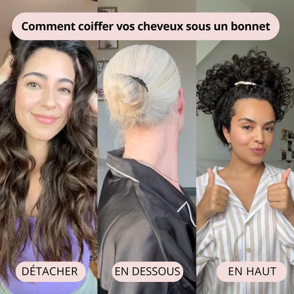 BONNET EN SATIN
